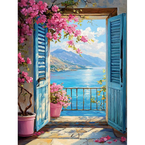 Terraza de verano Pintor Numerico