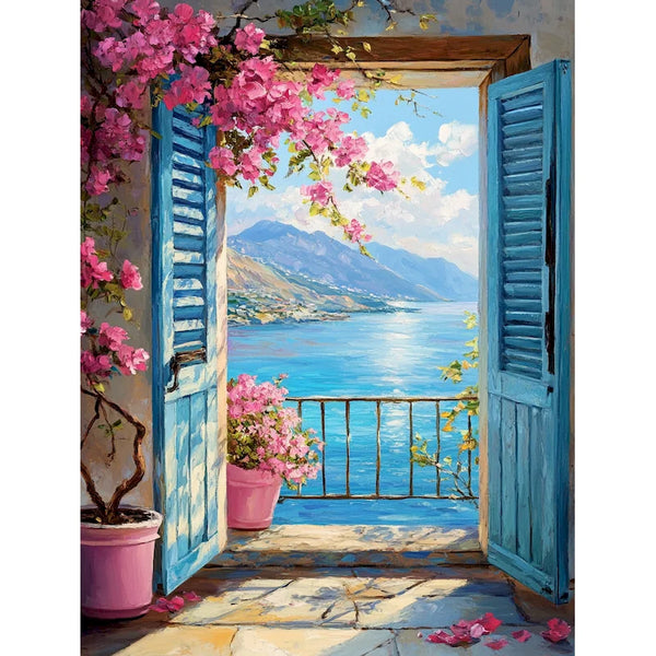 Terraza de verano Pintor Numerico